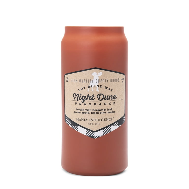 Manly Indulgence Full Throttle Scented Candle – 15oz Soy Blend, Adventure Scent For Men