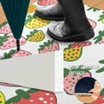 thumbnail image 6 of ALAZA Cute Strawberry Door Mat Outdoor Indoor Entrance Low Profile Floor Rugs 32"x20", 6 of 8