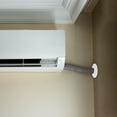 thumbnail image 4 of Phenofice 4pcs Wall Heater Cover Wall Hole Decorative Cover White Plastic Easy Installation For Decorators, 4 of 8