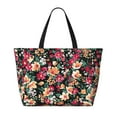thumbnail image 2 of Daiia Many Kind Of Flowers Beach Travel Bag - Water-Resistant Beach Bag, Lightweight Tote with 7 Pockets for Women and Men - Gym,Pool,Camping,Reusable Grocery Bag, 2 of 7