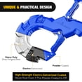 thumbnail image 4 of Nilight Quick Release S-Tow Shackle Hook – Heavy Duty Off-Road Recovery Hook, Fits Winch Rope & Recovery Strap, 11,000 LBS Working Load, for Jeep, SUV, ATV, Trailers, Blue, 4 of 6