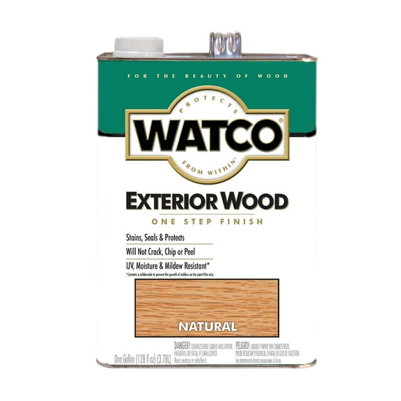 2 Pack, Natural (350 Voc), Watco Exterior Oil Finish - 67732, Gallon
