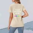 thumbnail image 5 of Summer Tops for Women 2025 Crew Neck Short Sleeve Tops Plus Size Dressy Casual Shirts Blouses Trendy Womens Layering Shirts Long Sleeve Compression Shirts for Women Long Sleeve Layering Tee for, 5 of 8