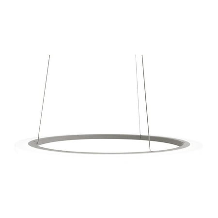 Eglo Usa Lighting 23 58 Inch Led Round Pendant With White Finish Eglo Usa Lighting 23 58 Inch Led Round Pendant With White Finish