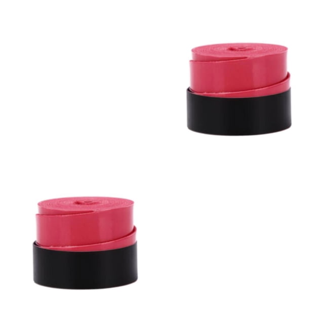 Cinta de agarre de tenis Yuarrent de larga duración de PU para Ultimate Bonding Power Stick Fix Raqueta de bádminton Paquete de rollo rojo