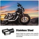 thumbnail image 5 of sweethay Punta de silenciador de escape Universal para coche, salida doble, puntas de tubo de escape, silenciador de sonido, accesorios Accesorios para motos Negro y liso, 5 of 6