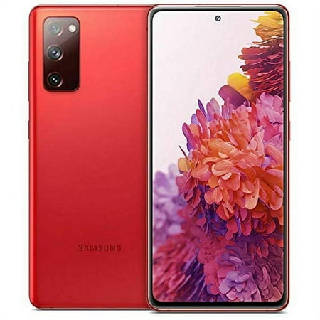 Samsung Galaxy S20 FE G780F 256GB Dual Sim GSM Unlocked Android Smart Phone - International Version, Cloud Red