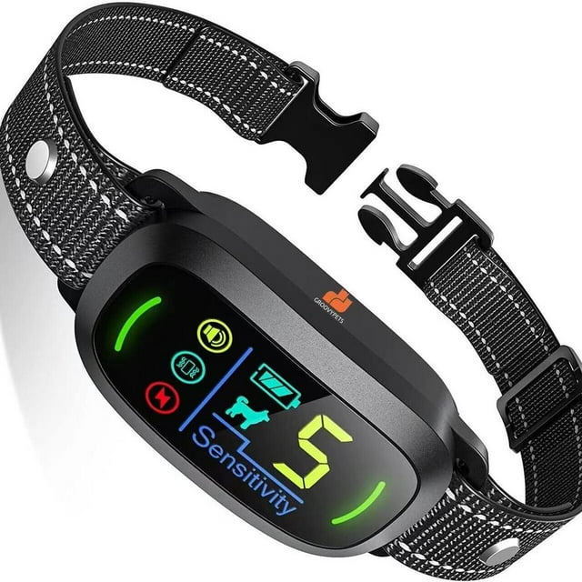 GROOVYPETS Automatic No Bark Dog Training Collar Waterproof Barking Terminator