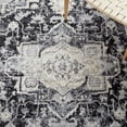 thumbnail image 6 of SAFAVIEH Brentwood Dimas Oriental Area Rug, Black/Gray, 6'7" x 6'7" Square, 6 of 11