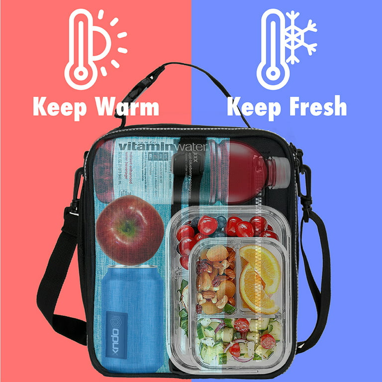 Opux Insulated Lunch Box, Soft School Cooler Bag Kids Boys Girls