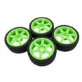 thumbnail image 3 of 4pcs 17mm RC Rally Car Tires, Plastic Rally Racing Tires Wheel Rims for 1/7 1/8 RC Car, 3 of 7