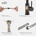 thumbnail image 3 of Kibi Circular Single Handle Pull Down Kitchen & Bar Sink Faucet, 3 of 5