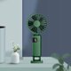 thumbnail image 2 of Ventilador de cuello colgante, mini ventilador de mano silencioso con soporte para teléfono, ventilador plegable personal Verde, 2 of 9