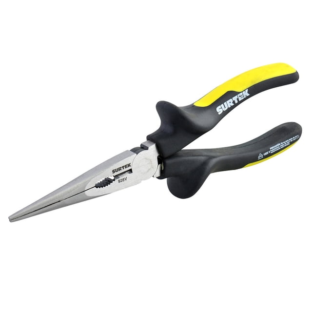 Pinza Punta Larga SURTEK 8 Pulgadas 1000V tipo 928V