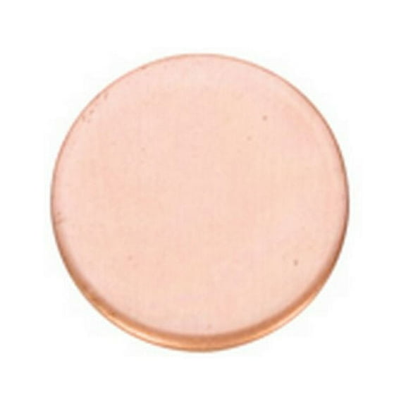 Copper Shape, Circle, 1/2 inch, 6 Pieces