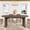 Brown, variant on Kicctian Oval Dining Table for 4-6, Spacious Tabletop with Thick Sturdy Wooden Base, Versatile Kitchen Table for Dining Room, Living Room or Kitchen,Grey