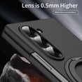 thumbnail image 4 of For Samsung Galaxy Z Fold 5 Case with Screen Protector, Grip Ring Kickstand Shockproof Hard PC Back Cover Anti-Scratch Bumper Drop Protection Slim Fit Phone Case for Samsung Galaxy Z Fold 5, Black, 4 of 7