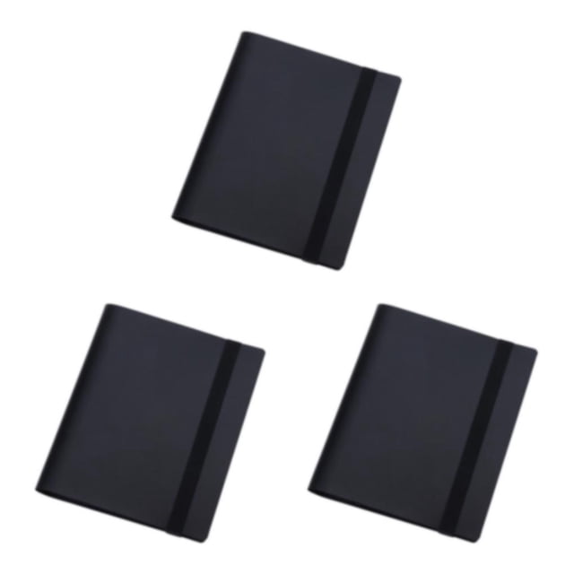 Maytalsory Multifunctional Postcard Album For Organizing Collection Photo Album Durable Construction Classic black 3 inches 432 3Set