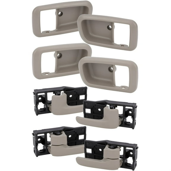 SCITOO Door Handles Interior Front Rear Driver Left Passenger Right Side Replacement fit for 2000-2006 for Toyota Tundra