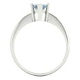 thumbnail image 4 of 1.5 ct Marquise Cut Blue Moissanite Solitaire Engagement Ring for Women in 18K White Gold, 4 of 5