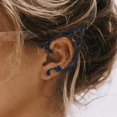 thumbnail image 4 of Clip de manguito de oreja Yinane para Halloween Negro izquierda, 4 of 8