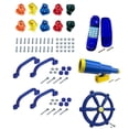 thumbnail image 3 of 15 piezas de equipo de juegos para niños, piezas de entretenimiento al aire libre para teléfono, escalada de rocas, telescopio pirata para gimnasio en, 3 of 9
