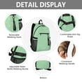thumbnail image 4 of JIALIOU 14" Laptop Backpack Waterproof Airline Approved Stylish Casual Daypack for Travel Business College Work, Sage Green Yellow Polka Dot, 4 of 8