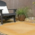 thumbnail image 3 of Unique Loom Outdoor Modern Collection Area Rug - Tambor (3' 3" Round Yellow/Ivory), 3 of 11