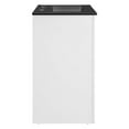 thumbnail image 5 of Modway Maybelle 24" Modern Wood Bathroom Vanity in White/Black, 5 of 9