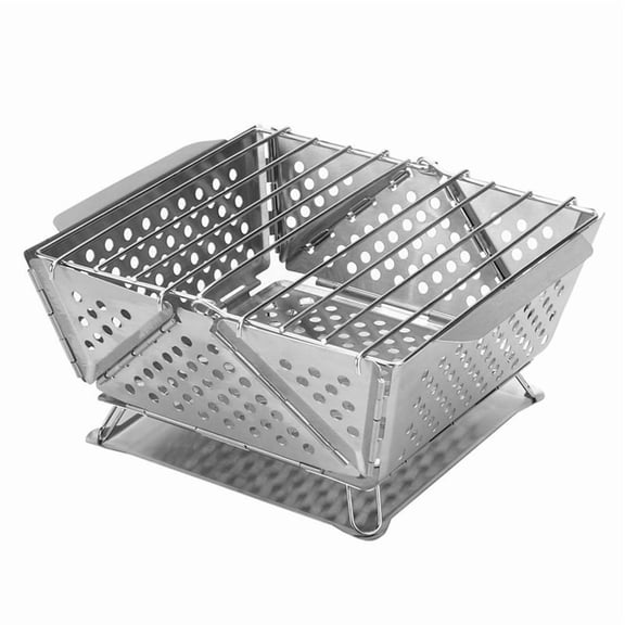 1 * Folding BBQ Grill-Silver