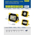 thumbnail image 2 of Reflector Led 4 Tipos Luz Recargable Micro Usb 10 W Surtek SURTEK RFR9, 2 of 3
