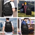 thumbnail image 5 of Mochilas para hombre, Mochilas Impermeables, Mochila antirrobo de Gran Capacidad hasta 15.6 pulgadas, Mochila para Laptop para Escolar, Camping, Gym, senderismo, 5 of 5