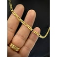 thumbnail image 6 of 14K Gold Filled Figaro Link Chain Necklace 4mm 24" Mens Thick Jewelry Gifts, 6 of 11