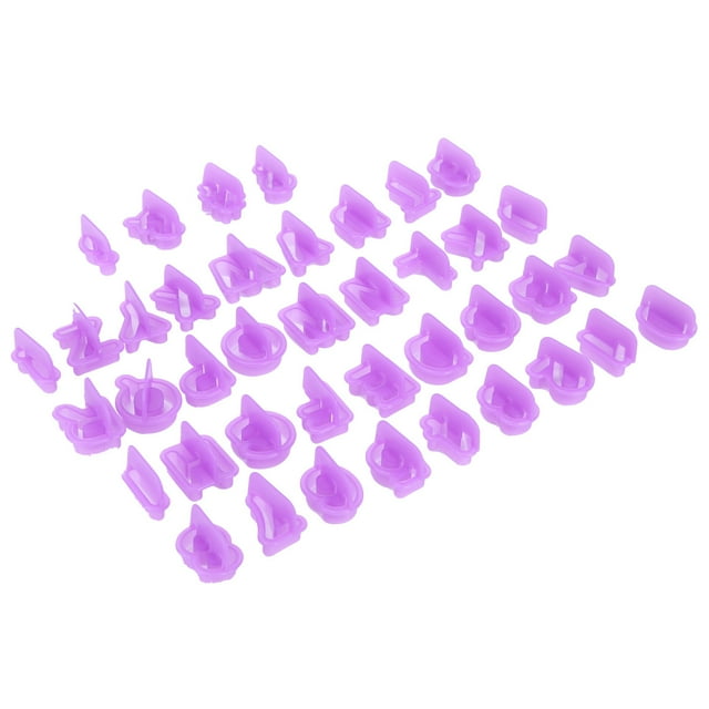 Molde De Galletas, Material De Plástico 40 Piezas Herramienta De Decoración De Pastel Segura Reciclable Para Hacer Pasteles Pasteles