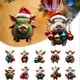 thumbnail image 1 of Adornos navideños, adornos navideños, regalos navideños. Colgante navideño de acrílico con forma de cerdo, coche plano, adorno para árbol de Navidad., 1 of 9