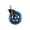 Blue, variant on Set of 4 Universals 3 Inch transparents Casters for Chairs Easy Installation Tool Protects Wood Floors and Tiles