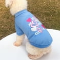 thumbnail image 3 of Visland Pet Sweatshirt O Neck Casual Super Soft Pink Heart Print Dog Puppy Vest Pet Supplies, 3 of 8