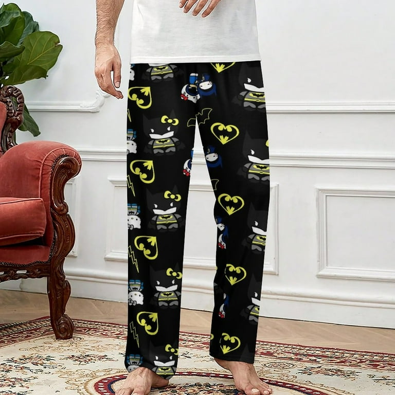 Hello Kitty Batman Pajamas Pants Women Autumn Winter Warm Flannel Lounge Sleep Bottoms Pajama Pants Halloween Christmas S Walmart