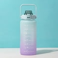 thumbnail image 2 of US Half Gallon 64 OZ Motivational Water Bottle Straw Time Marker BPA Free, 2 of 12