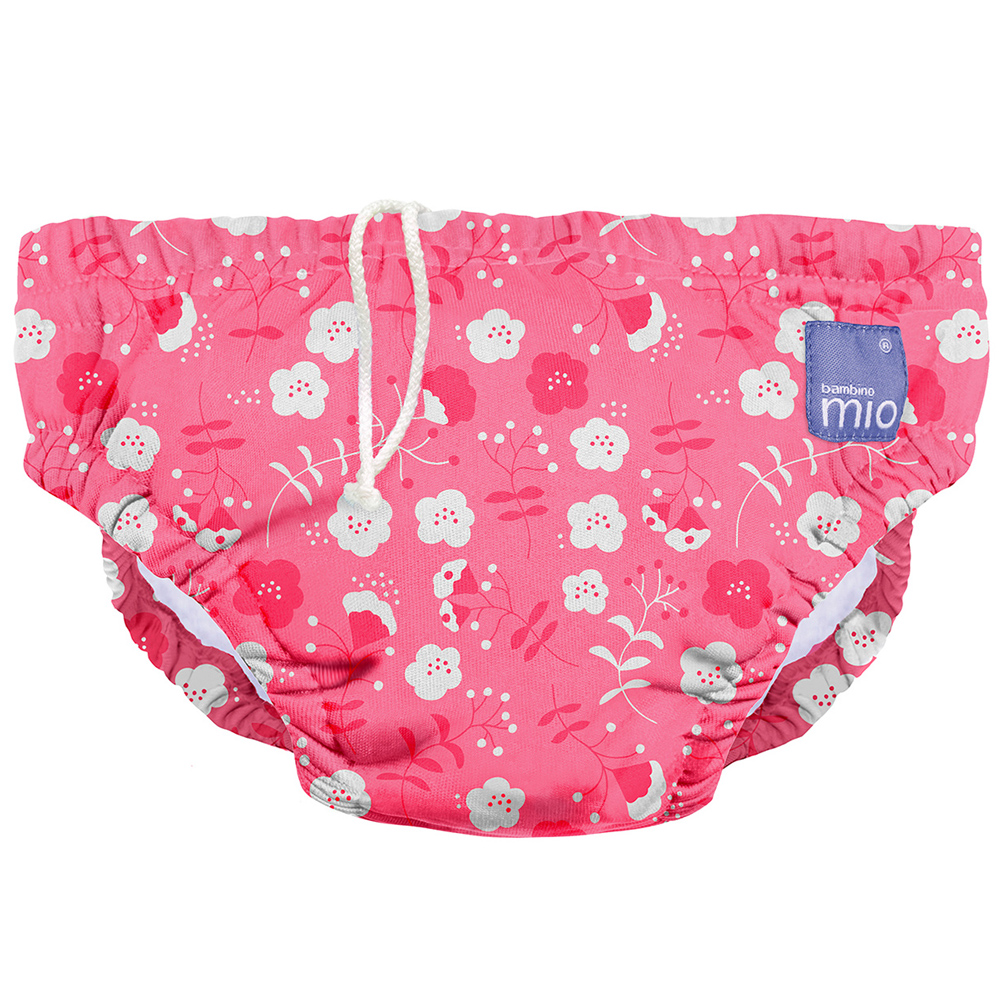 Reusable Swim Diaper, Poppy, Extra Large 2+ Years