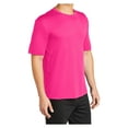 thumbnail image 4 of Mafoose Men's Active T Shirts Crew Neck High Visible Sun Protection Cool Dry Fit Athletic Workout Running T-Shirts Neon Pink 4XL, 4 of 8