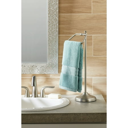 Better Homes Garden Hand Towel Holder Satin Nickel Walmart Com