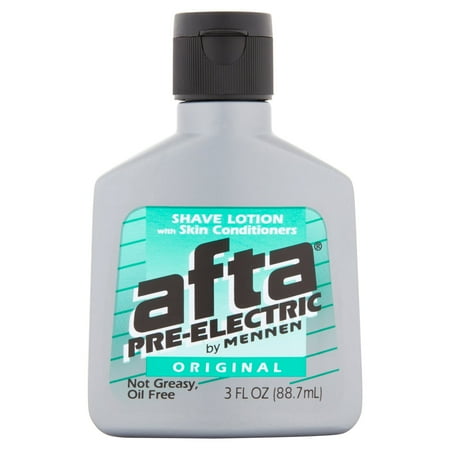 Afta Pre-Electric Original Shave Lotion with Skin Conditioners, 3 fl oz