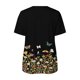 thumbnail image 5 of Blusa informal con cuello en V y manga corta con estampado de verano para mujer con estilo OAVQHLG3B Store  lin121212, 5 of 5