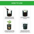 thumbnail image 6 of iPower 3-Pack 10-Gallon Potato Grow Bags Garden Vegetable Plant Pots Container, 6 of 6