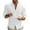c01White, variant on USNSM Mens Long Sleeve Shirts Casual Button Down Shirt Solid Color Band Collar Slim Fit Cotton Dress Shirts White S