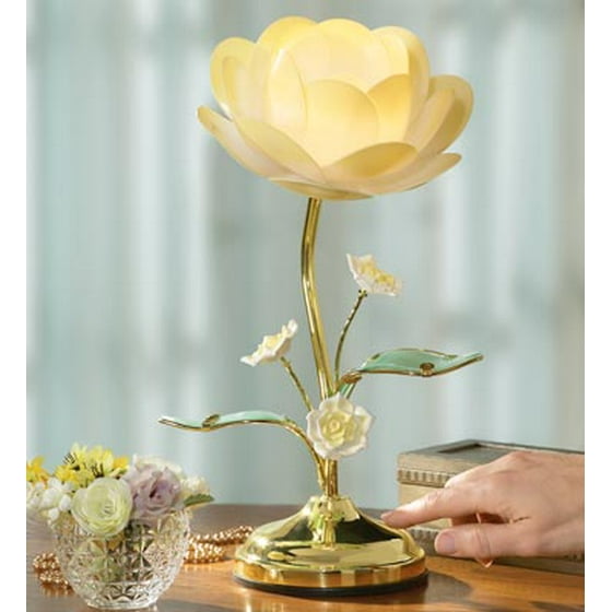 Lotus Flower Table Touch Lamp