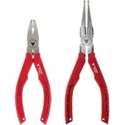 VAMPLIERS VT-001-S2H  6.25" Screw Remover Pliers + 7" Long Nose Pliers Bundle, Stripped Screw Removal Tool