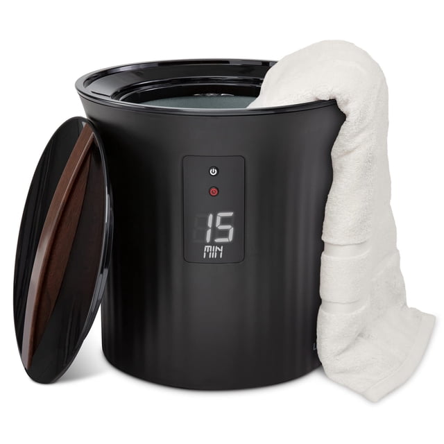 Towel Warmer Live Fine Bucket Style con toalla LED de 40 x 70 cm