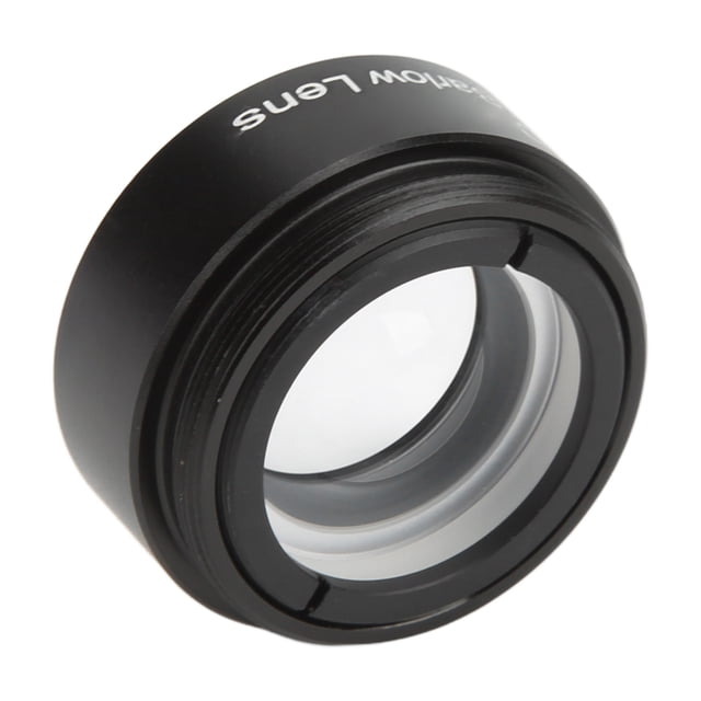 Lente Objetivo Auxiliar, Lente de CámoRa de Microscopio M28.6 Interfaz Roscada Imagen Transparente de Vidrio Óptopto Multifuncional Para Accesorios de Pezas de Microscopio